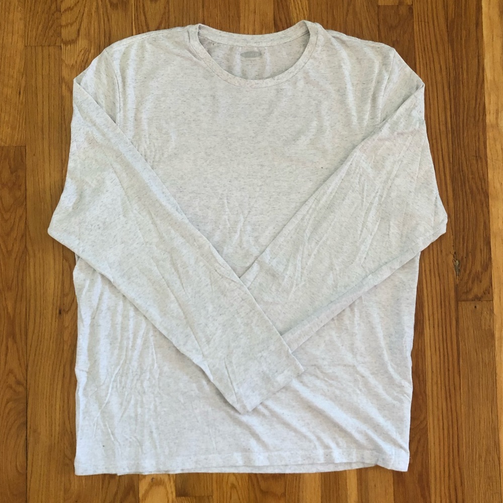 Lightweight White Wash Long Sleeve Shirt